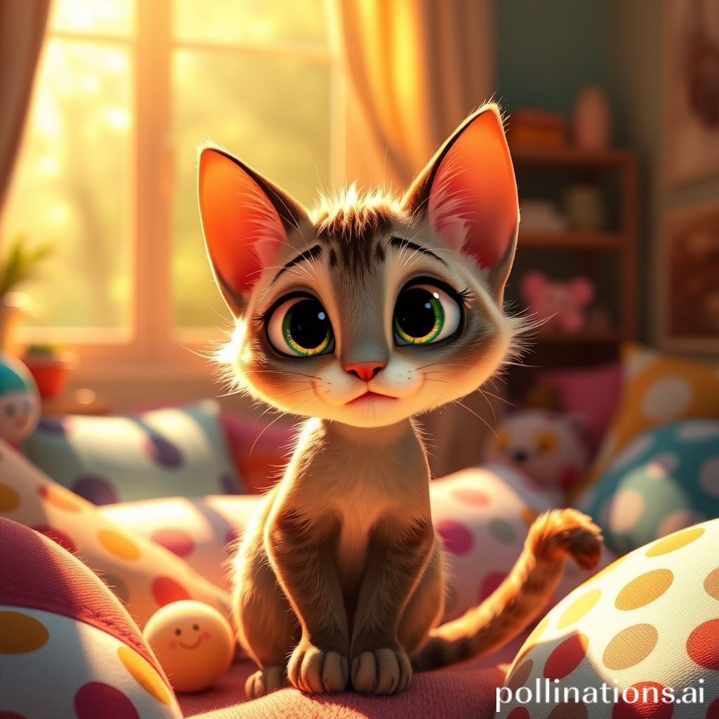 Imagen de gato (estilo Estilo Pixar)